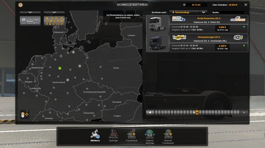 No profile truck data uploaded
