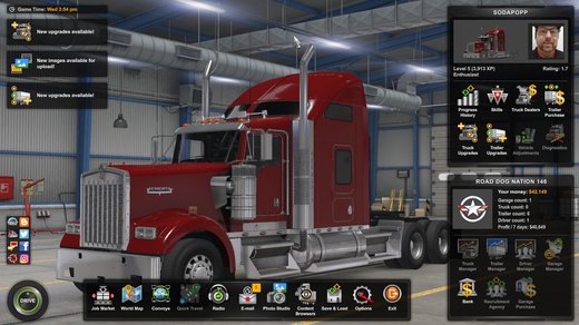 No profile truck data uploaded