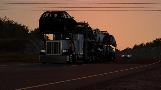 Peterbilt 389 Auto Hauler