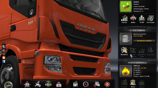 No profile truck data uploaded