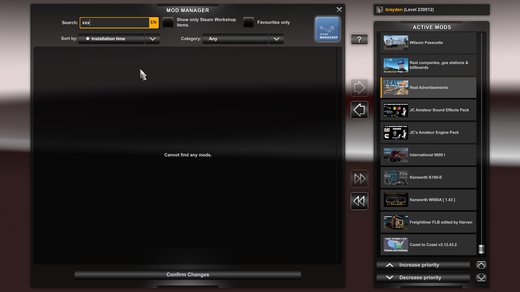 No profile truck data uploaded